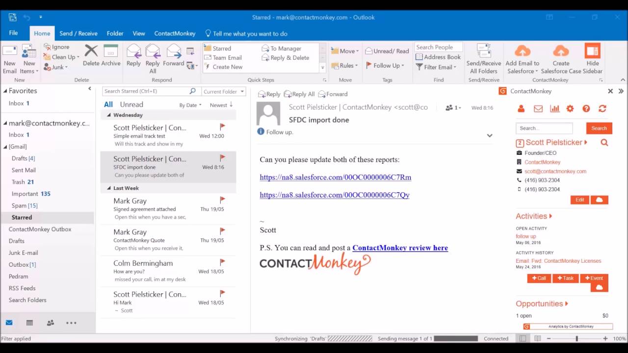 salesforce for outlook mac 2016